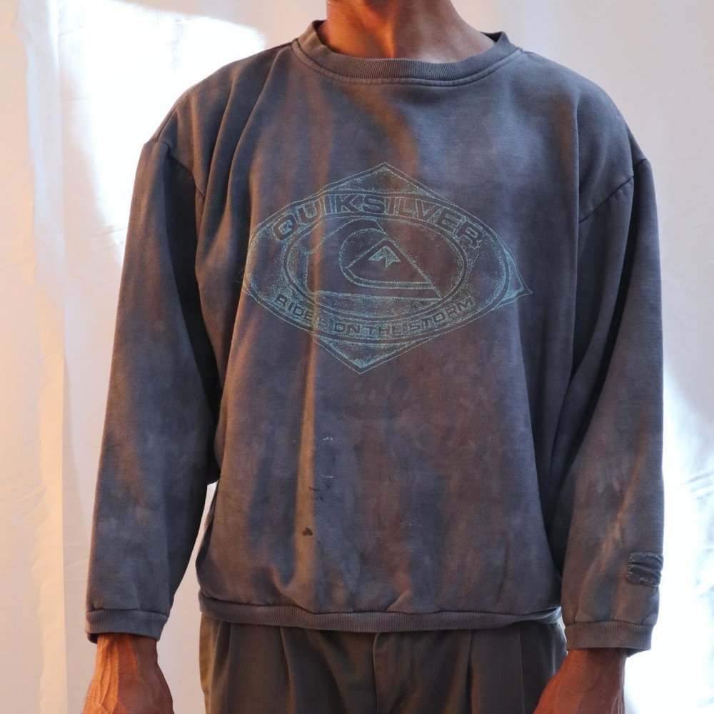 Vintage Acid Wash Quicksilver Crewneck